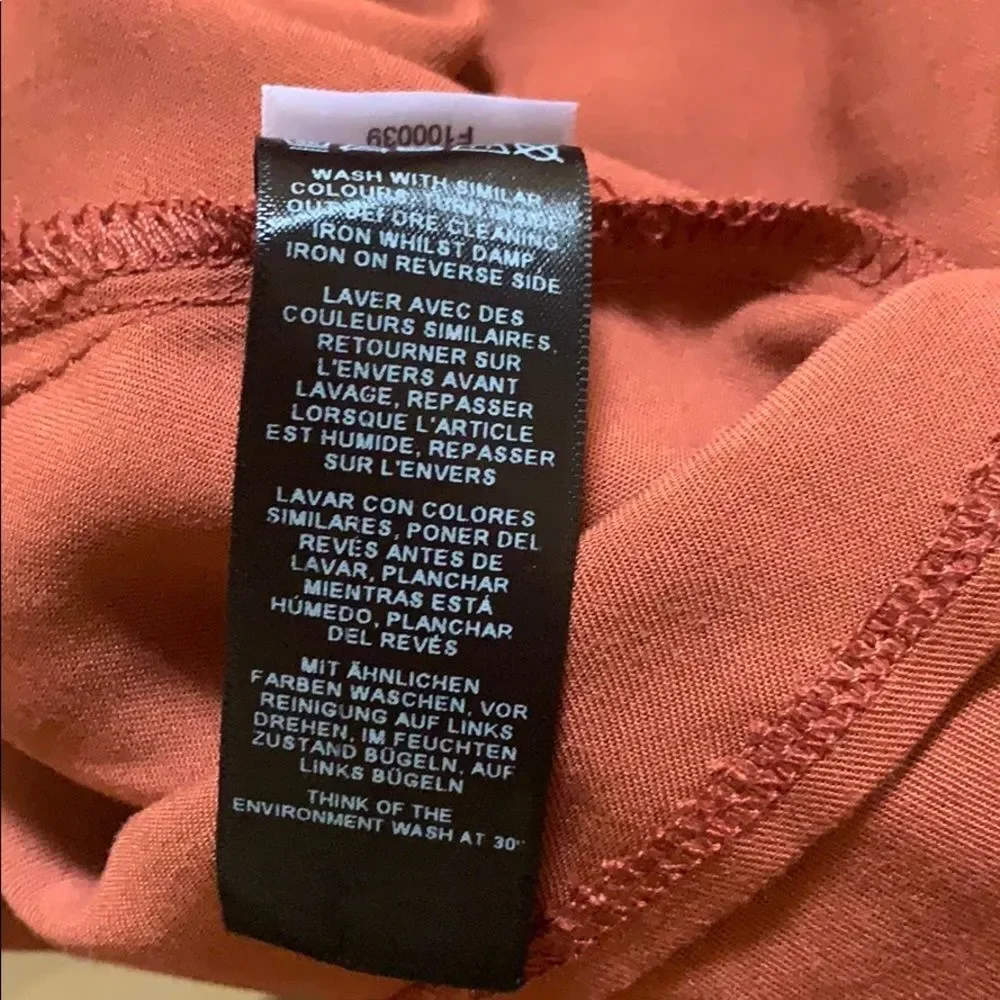 ASOS PETITE Burnt Orange Boxy Top- 4 NWT